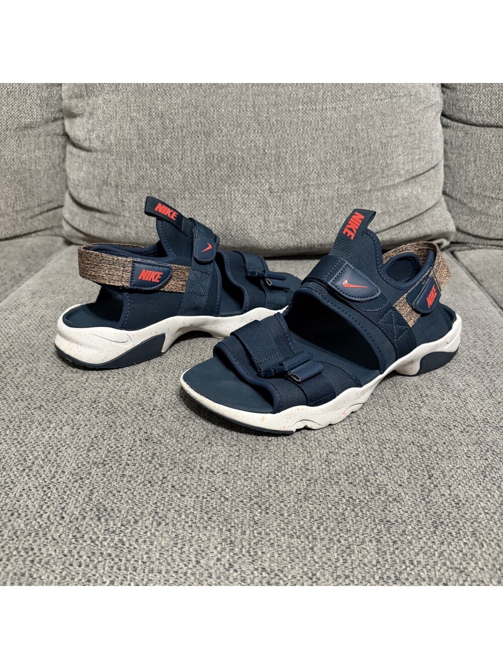 Nike Canyon Sandal Shoes Mens Size 11 Blue Navy Adjustable Strap Outdoor Casual